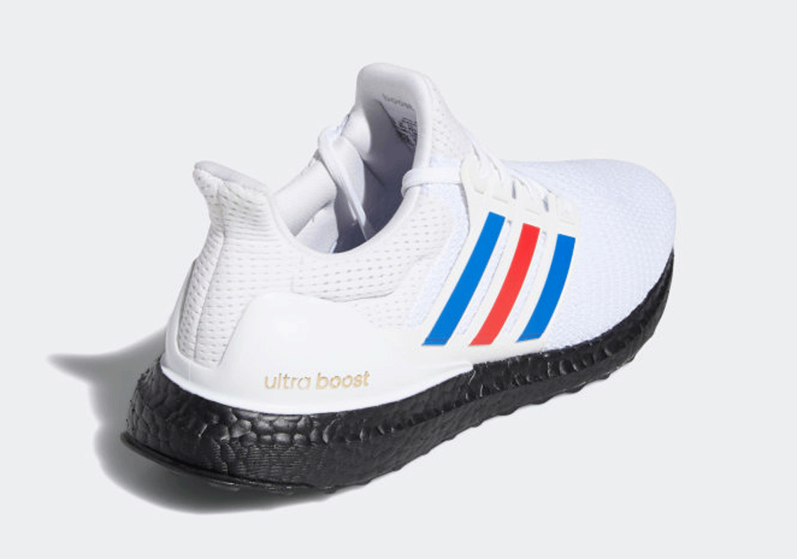 Adidas ultra boost 2025 white red blue