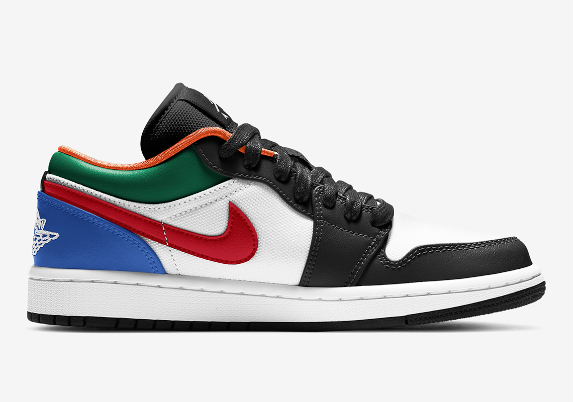 jordan aj 1 low multi color