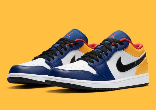 Bright Pops Of Trail-Style Colors Land On The Air Jordan 1 Low