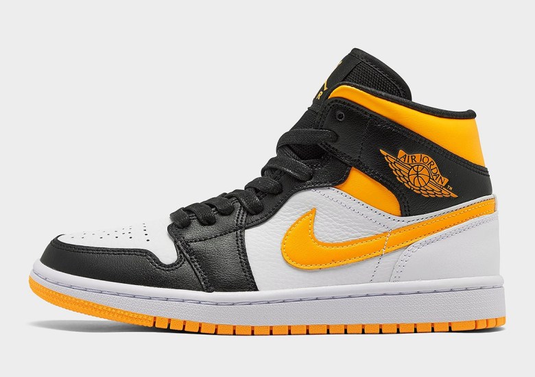black orange yellow jordan 1