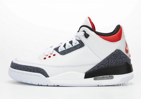 Air Jordan 3 Fire Red Denim CZ6431-100 2020 | SneakerNews.com