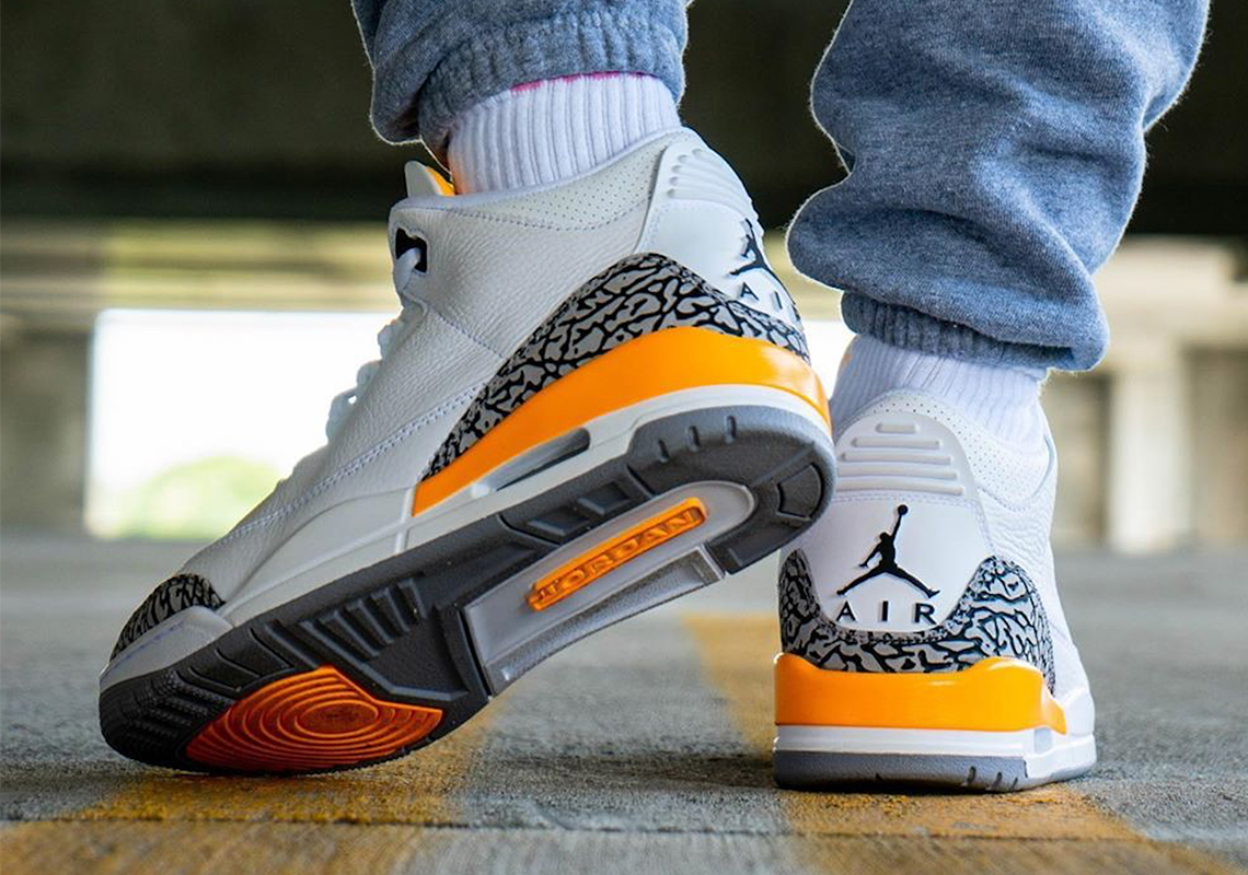 retro 3 jordans laser orange