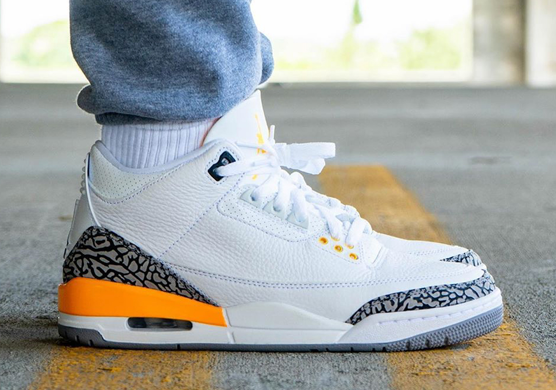 orange jordan 3s