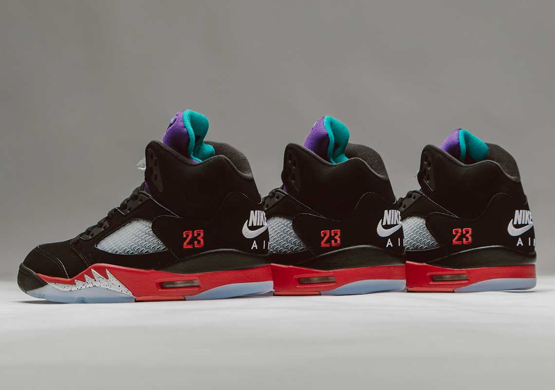 Air Jordan 5 Top 3 Black Grape CZ1786-001 | SneakerNews.com