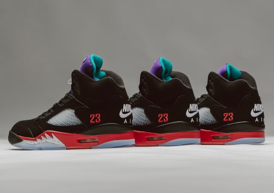 The Air Jordan 5 “Top 3” Releases Tomorrow