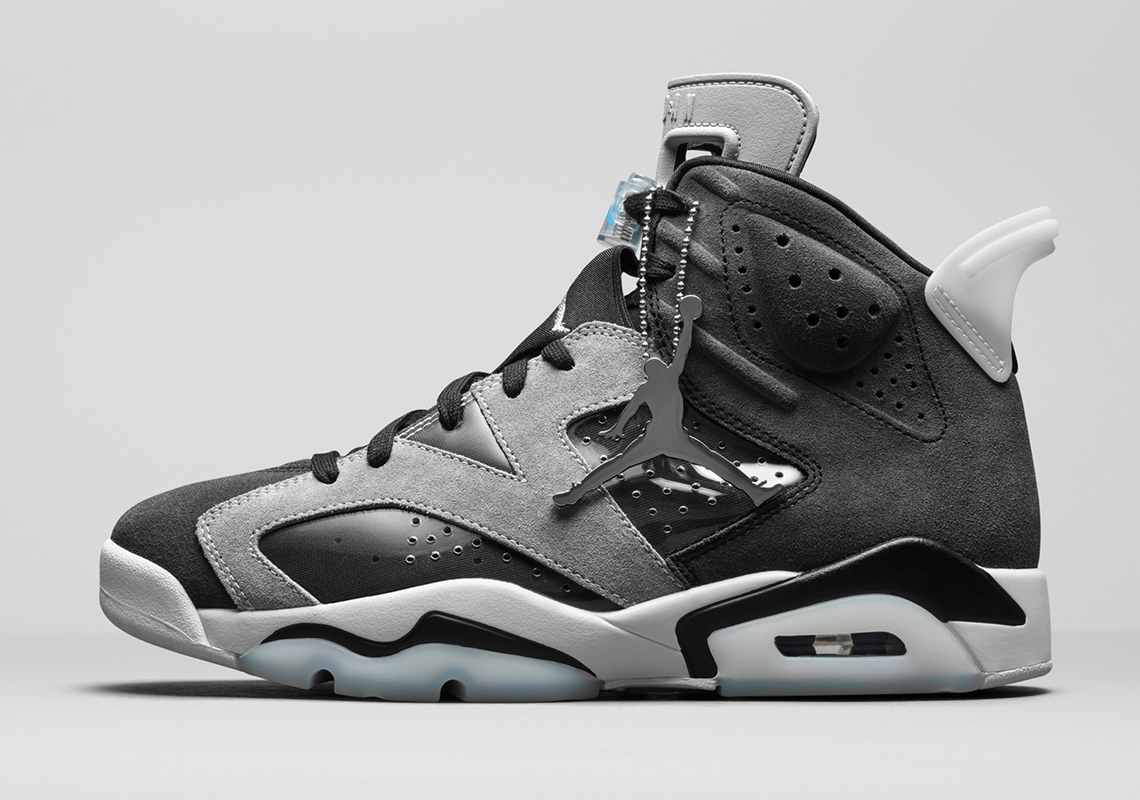 black jordan 6's