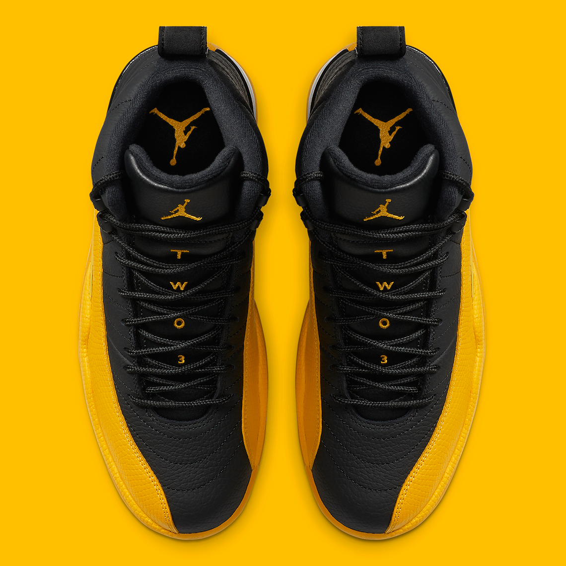 jordan 12 university gold finish line