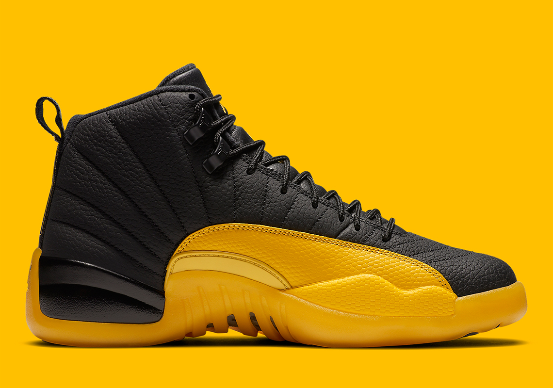 pre order jordan 12 black and yellow