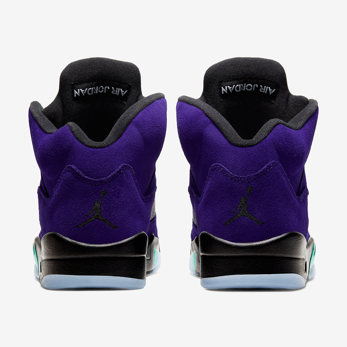 purple 5s jordans
