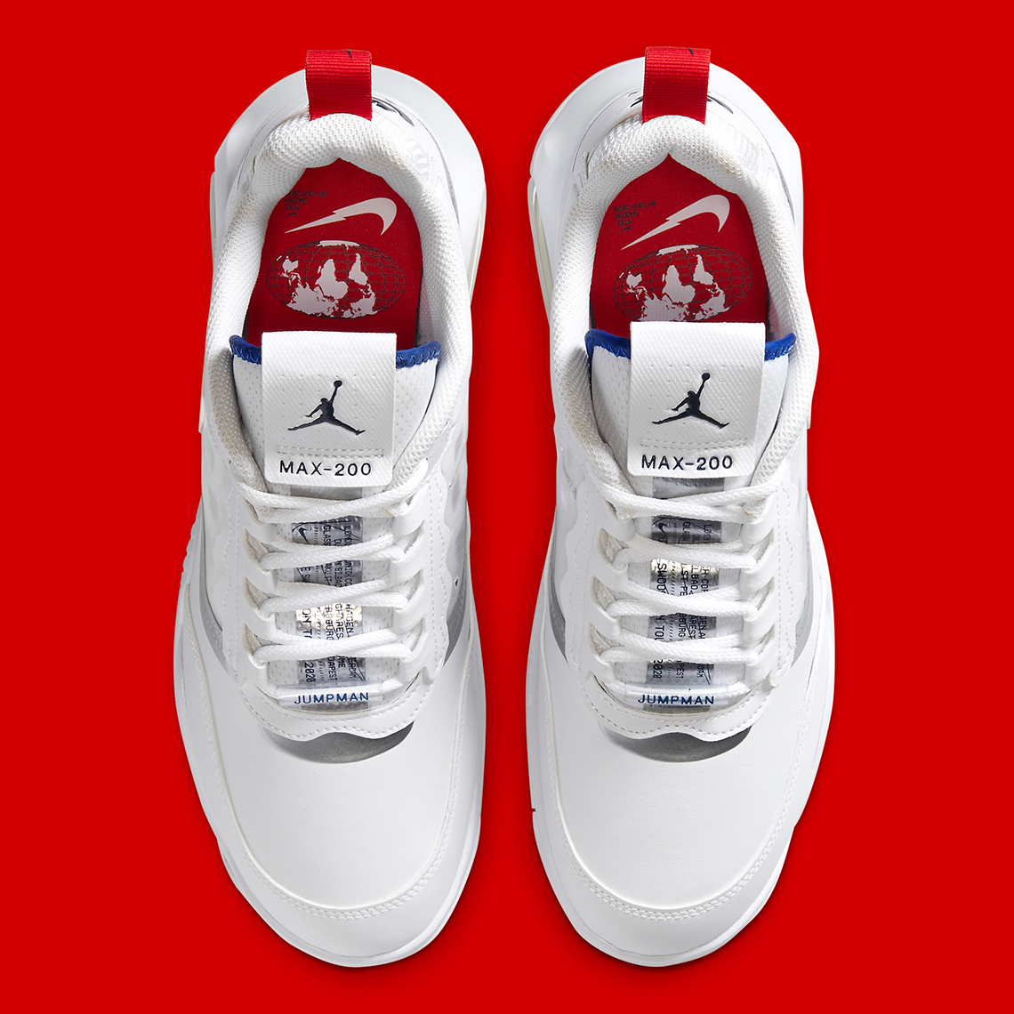 Jordan Air Max 200 White Red Blue CW7590-100 | SneakerNews.com