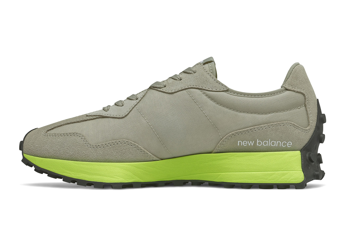 New 327 Grey Neon Green - Info SneakerNews.com