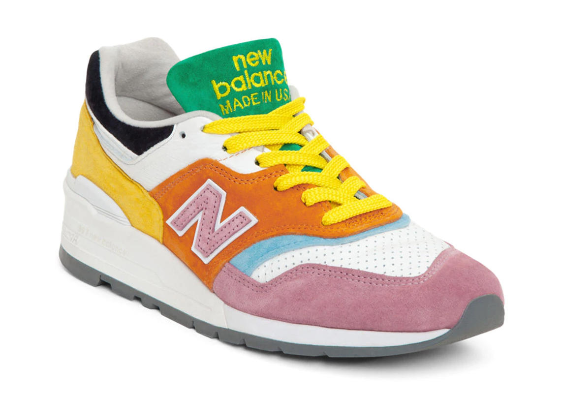 New Balance 997 Green Pink 2