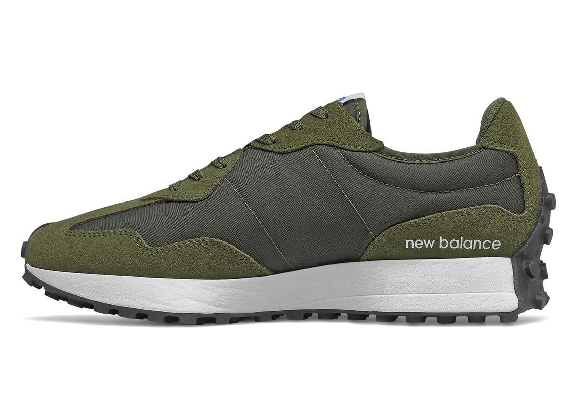 New Balance 327 Grey Olive - Release 