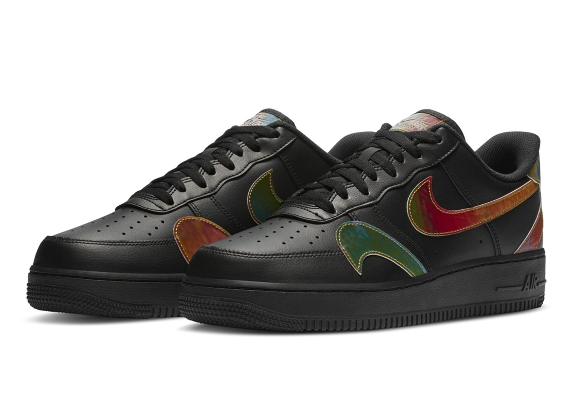 Gallantry Incompetence lucky Nike Air Force 1 Low Black Multi-Color CK7214-001 | SneakerNews.com