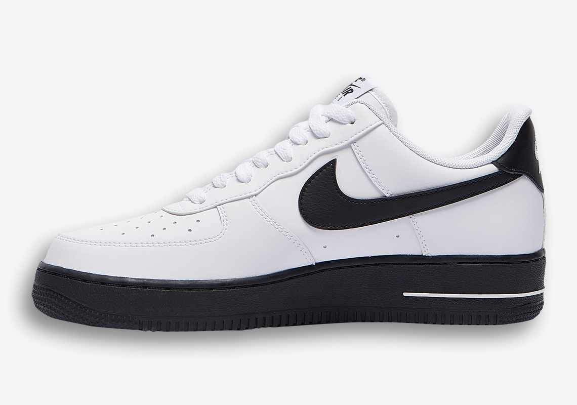 air force 1 white black low