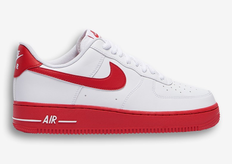 Nike Air Force 1 Low Red Bottoms CK7663-102 | SneakerNews.com