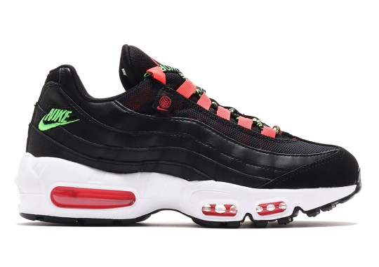 Nike Adds Green Strike And Flash Crimson Accents To The Air Max 95 “Worldwide Pack”