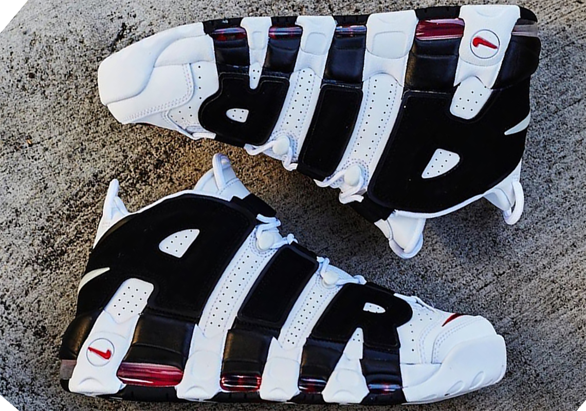 red black and white uptempos