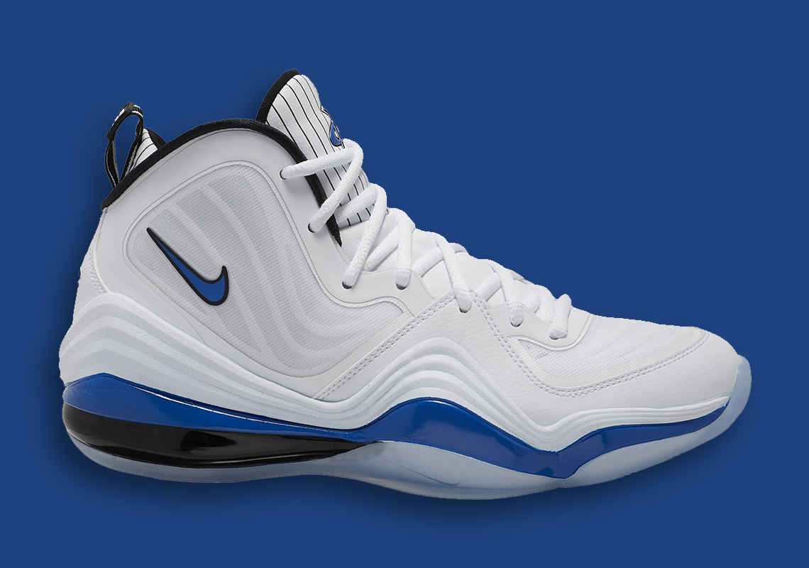 Nike Air Penny 5 White Blue - Release 