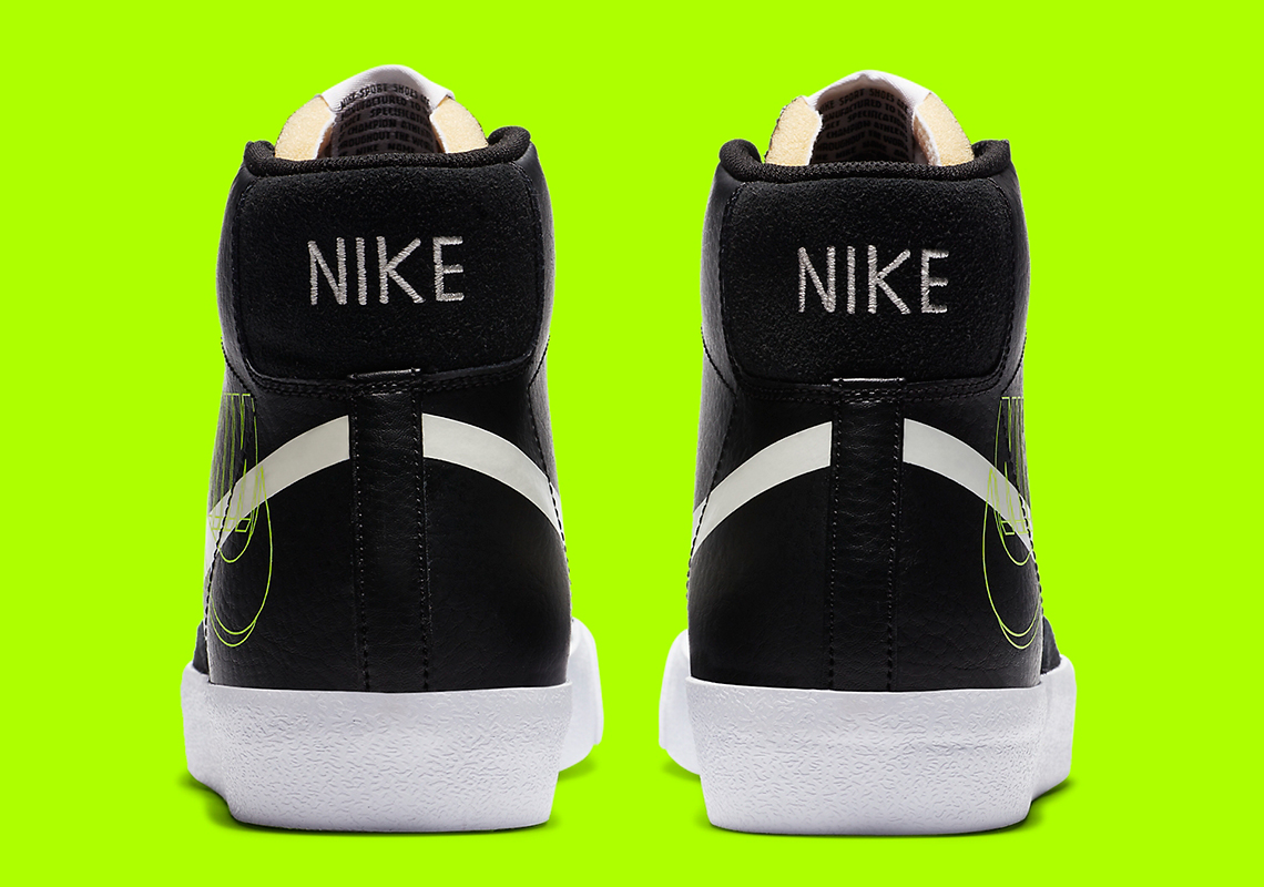 Nike Blazer Mid '77 Black Reverse Logo DA4651-001 | SneakerNews.com