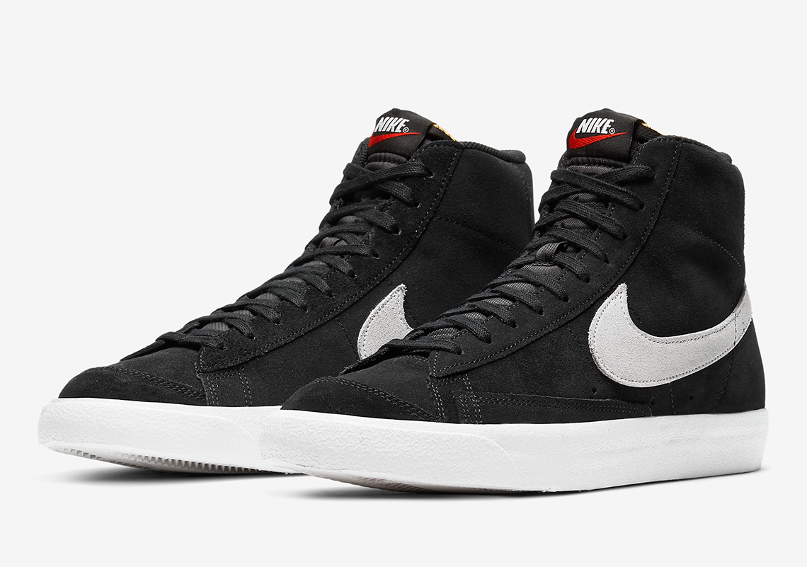 nike blazer mid 77 black white