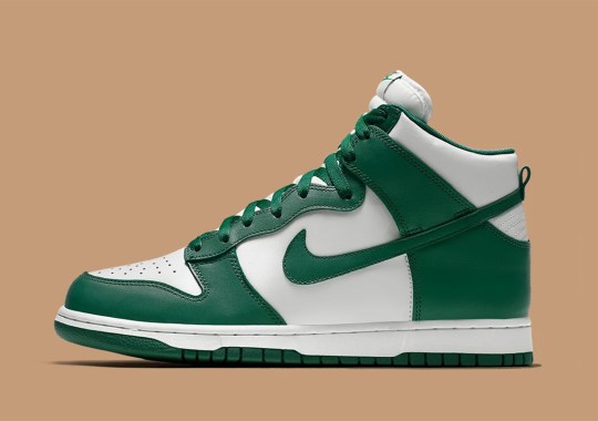 The Nike Dunk High Pro Is Dropping In Green And White In 2021