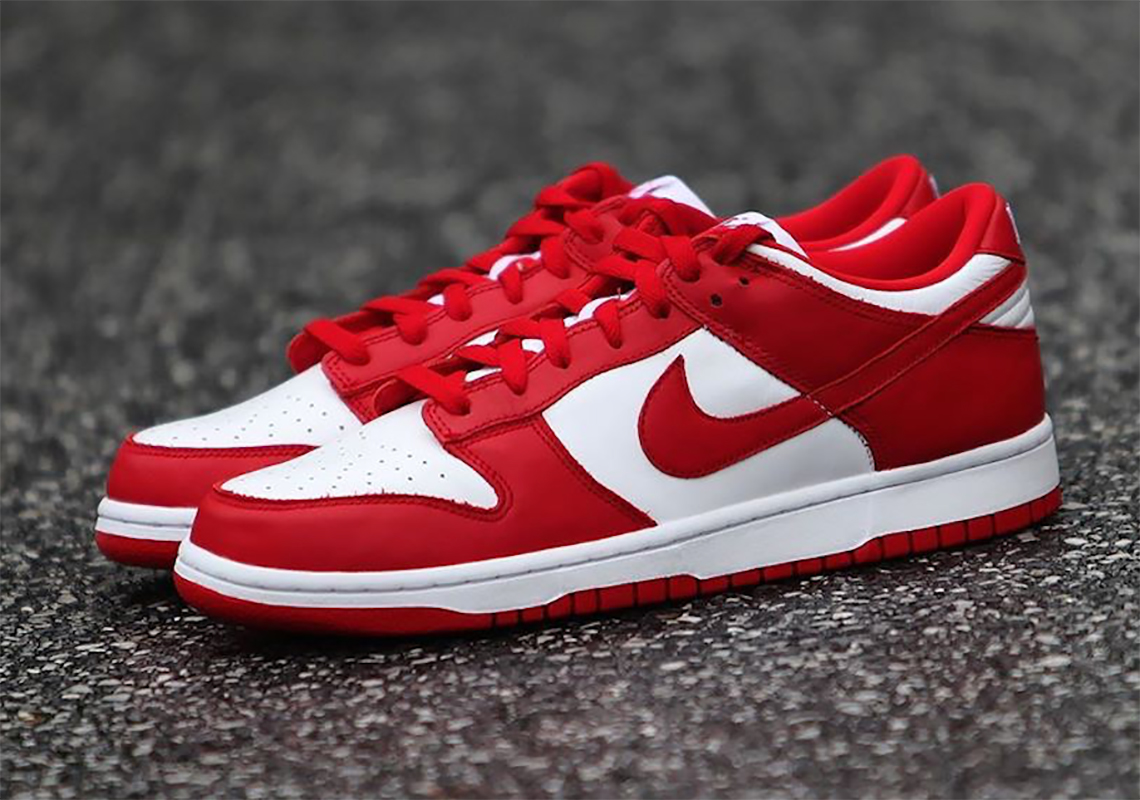 The Nike Dunk Low SP "University Red" Releases Tomorrow