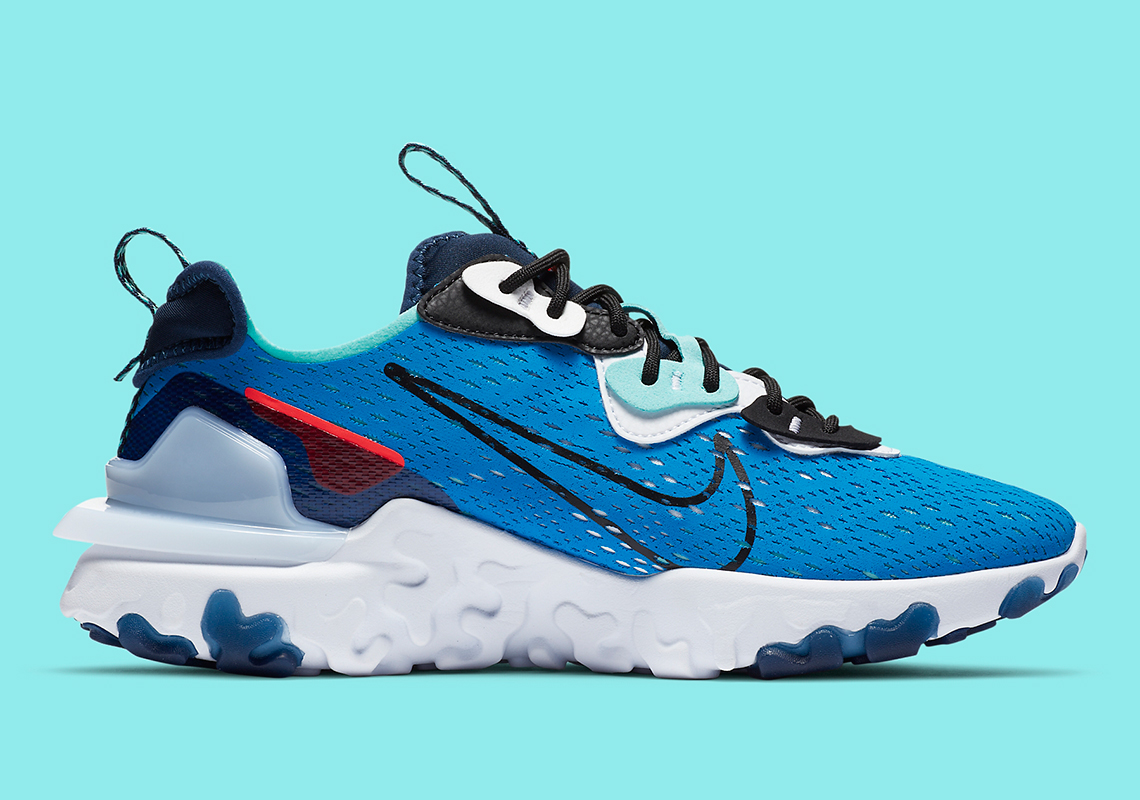 The Nike React Vision Returns To Sporty Looks With Photo Blue