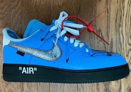 Nike Athlete Receives Off-White x Nike Air Force 1 Low “MCA” With Black Soles