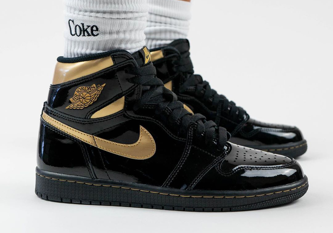 black and gold sneakers