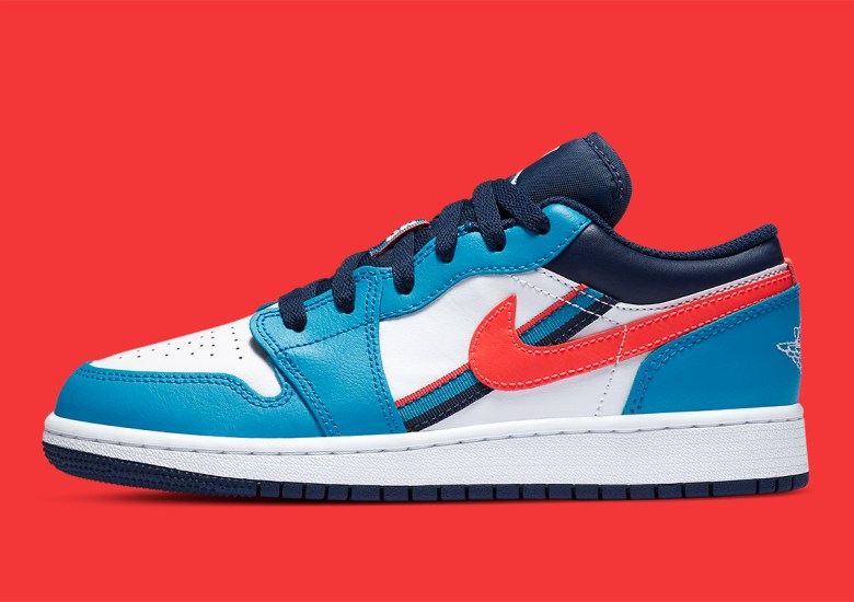 Air Jordan 1 Low Blue Red CV4892-100 Release Info | SneakerNews.com