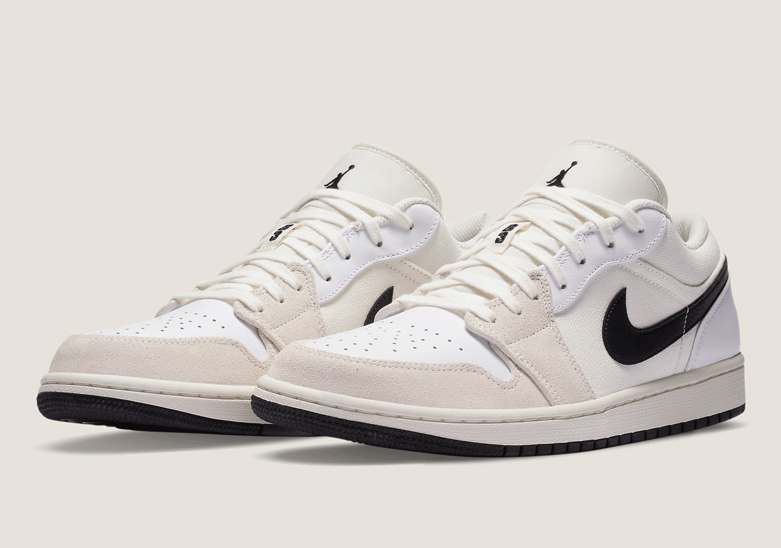 The Air Jordan 1 Low For Women Gets A Natural Look In White And Sail