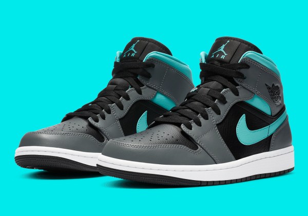 Air Jordan 1 Mid Aqua 554724-063 Release Date | SneakerNews.com