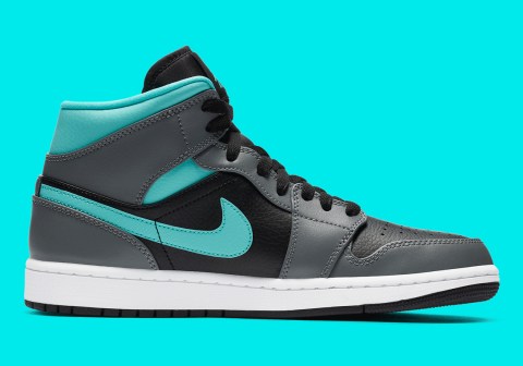 Air Jordan 1 Mid Aqua 554724-063 Release Date | SneakerNews.com