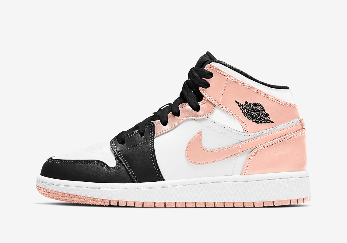 nike air michael jordan 1 mid se crimson tint