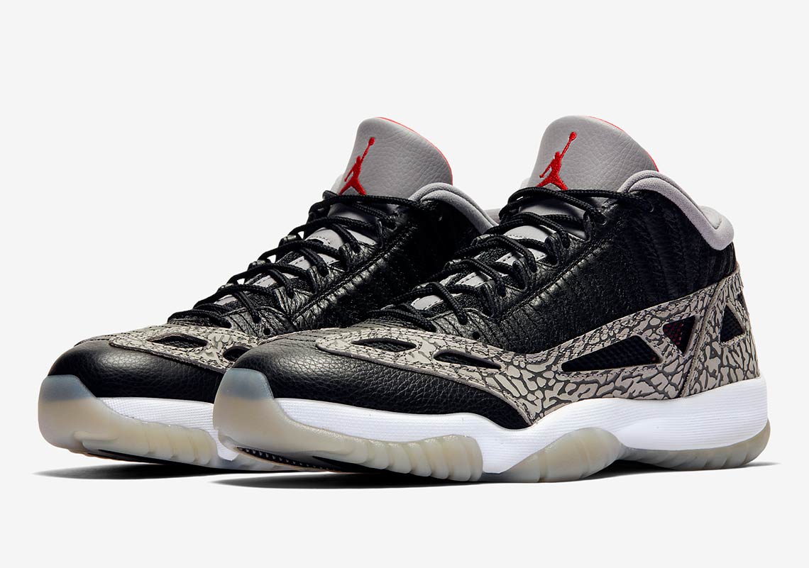 Air Jordan 11 Low IE Black Cement Release Date | SneakerNews.com