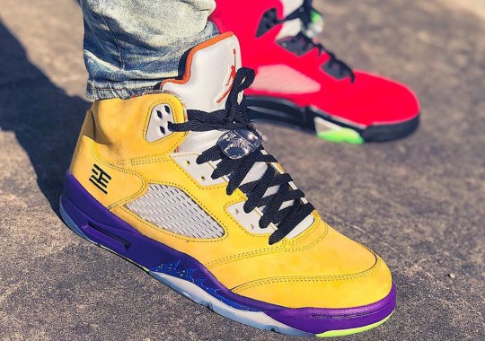On-Foot Look At The “What The” Air Jordan 5