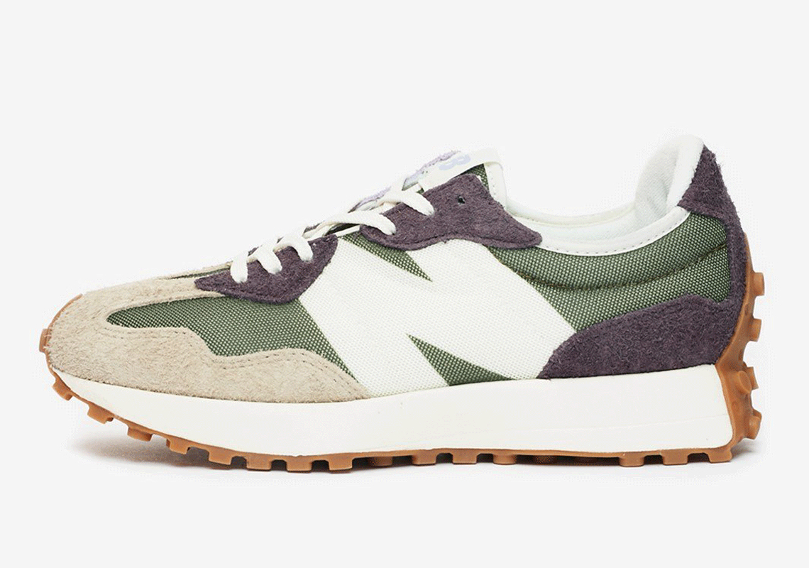 New Balance 327 Olive Green Release 