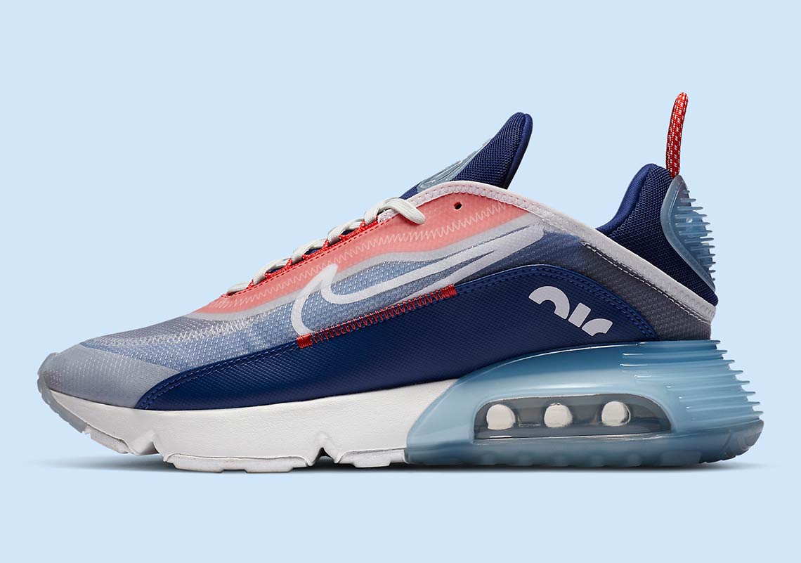 air max 2090 red white blue