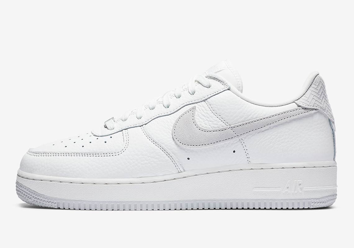 The Premium Nike Air Force 1 Craft Appears In White And Grey