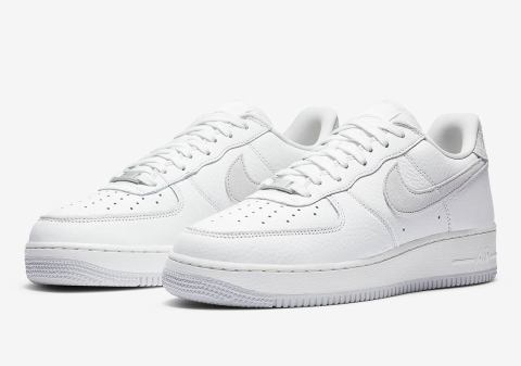 Nike Air Force 1 Craft White Grey CN2873-100 Release Info | SneakerNews.com