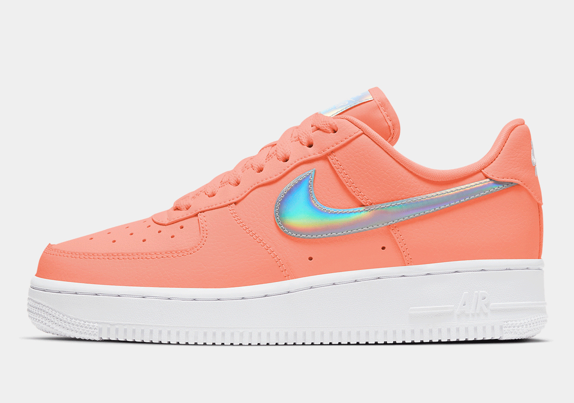 The Nike Air Force 1 Low “Atomic Pink” Arrives With Iridescent Swooshes
