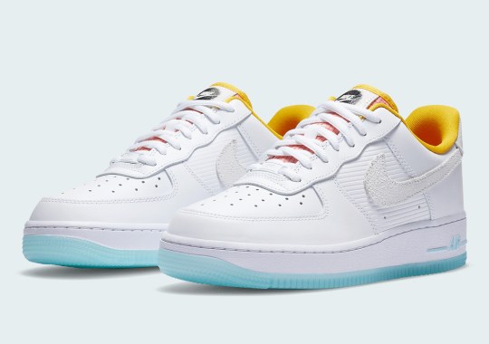 Nike Adds Cracked Leather And TPU Tongues To This Women’s Air Force 1