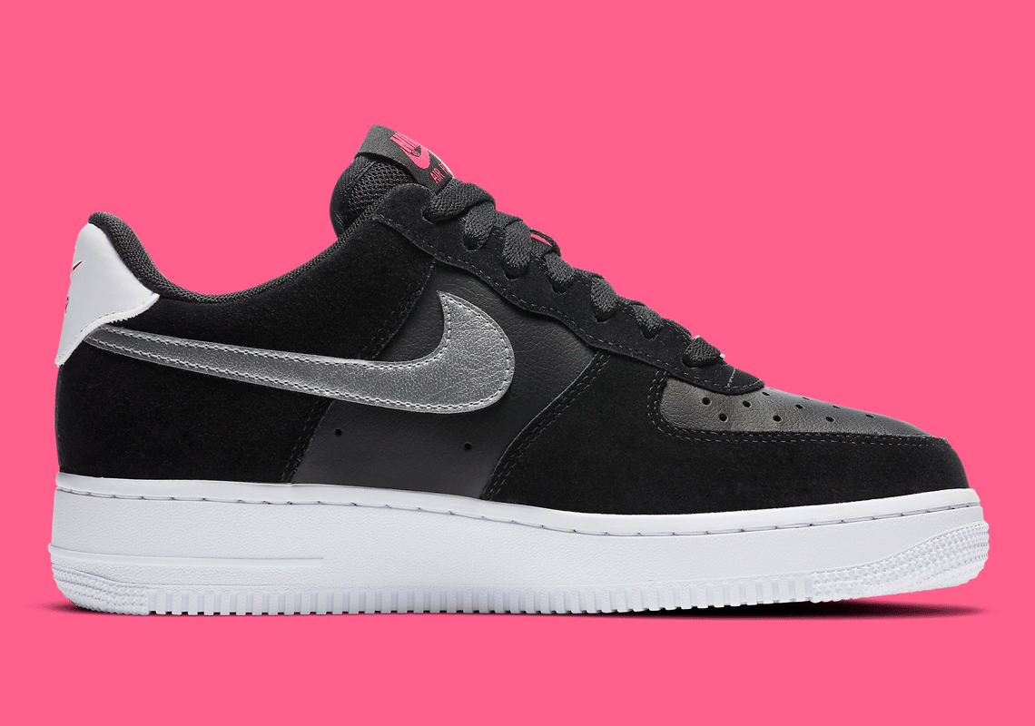 Pink And Silver Lands On This Nike Air Force 1 Low For ...