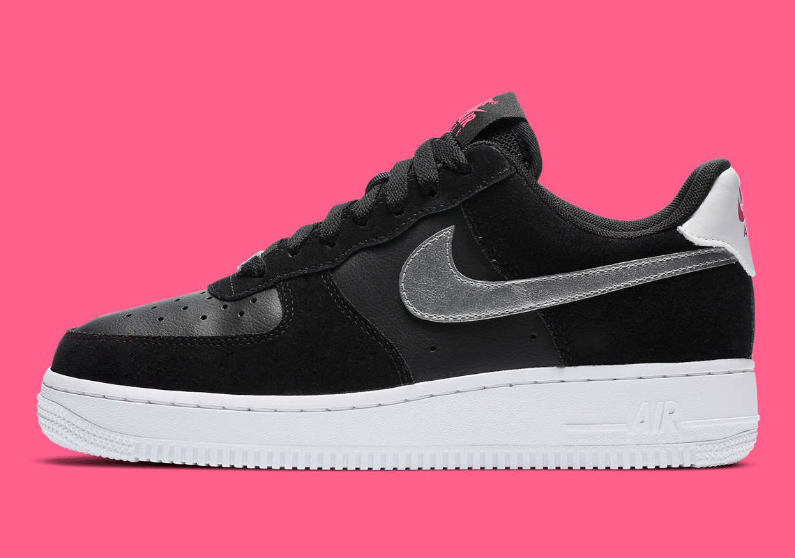 womens nike air force 1 black and pink