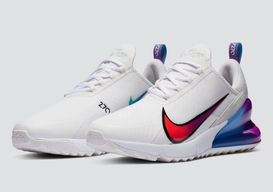 Nike Adds Enlarged Swooshes To The Air Max 270 Golf NRG