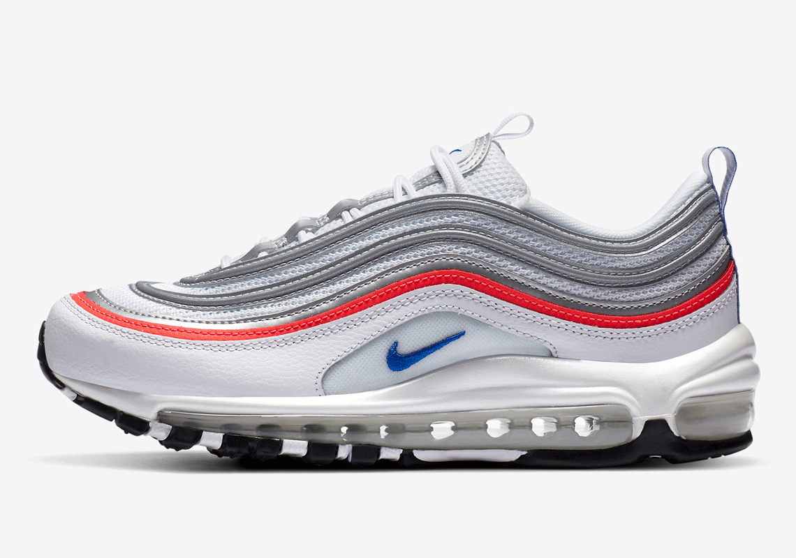 air max 97 silver and red