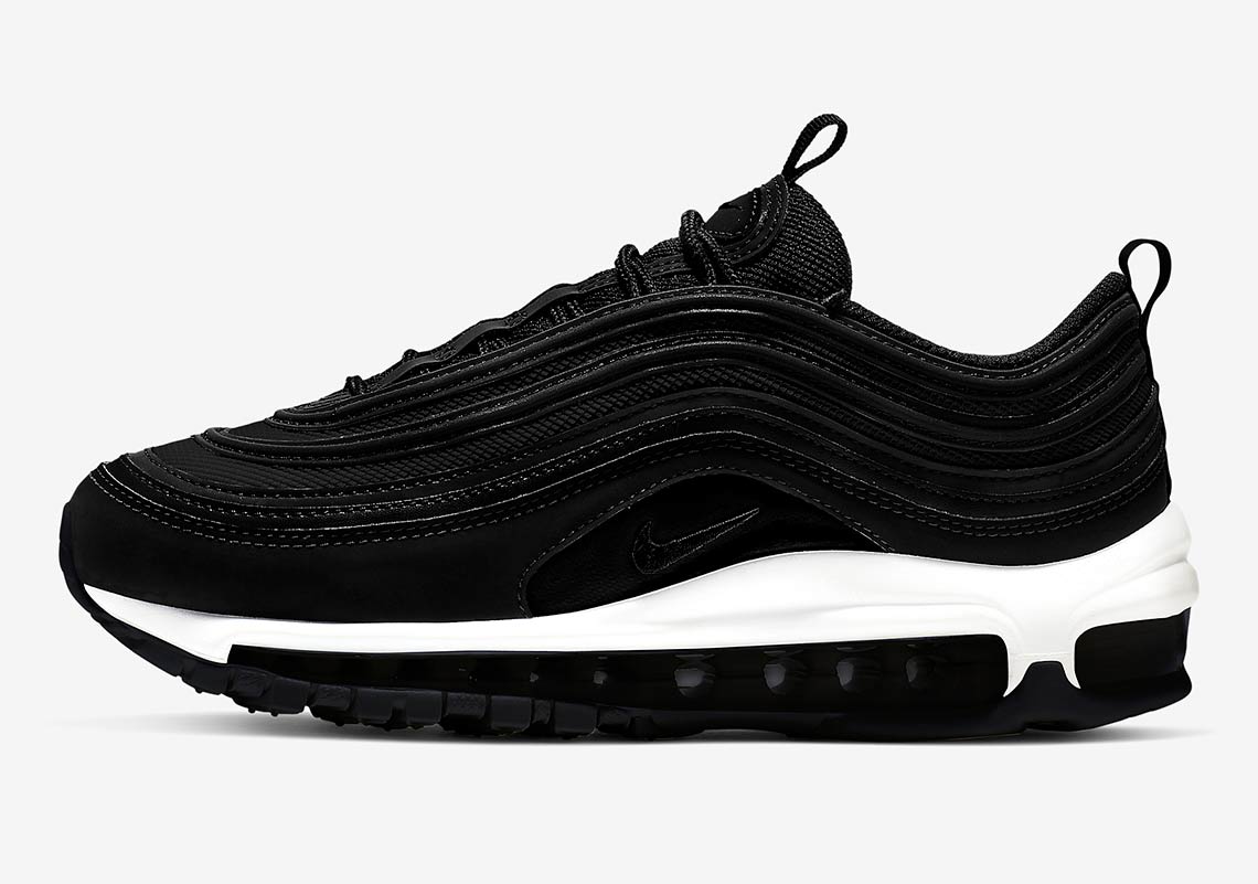 womens nike air max 97 black and white