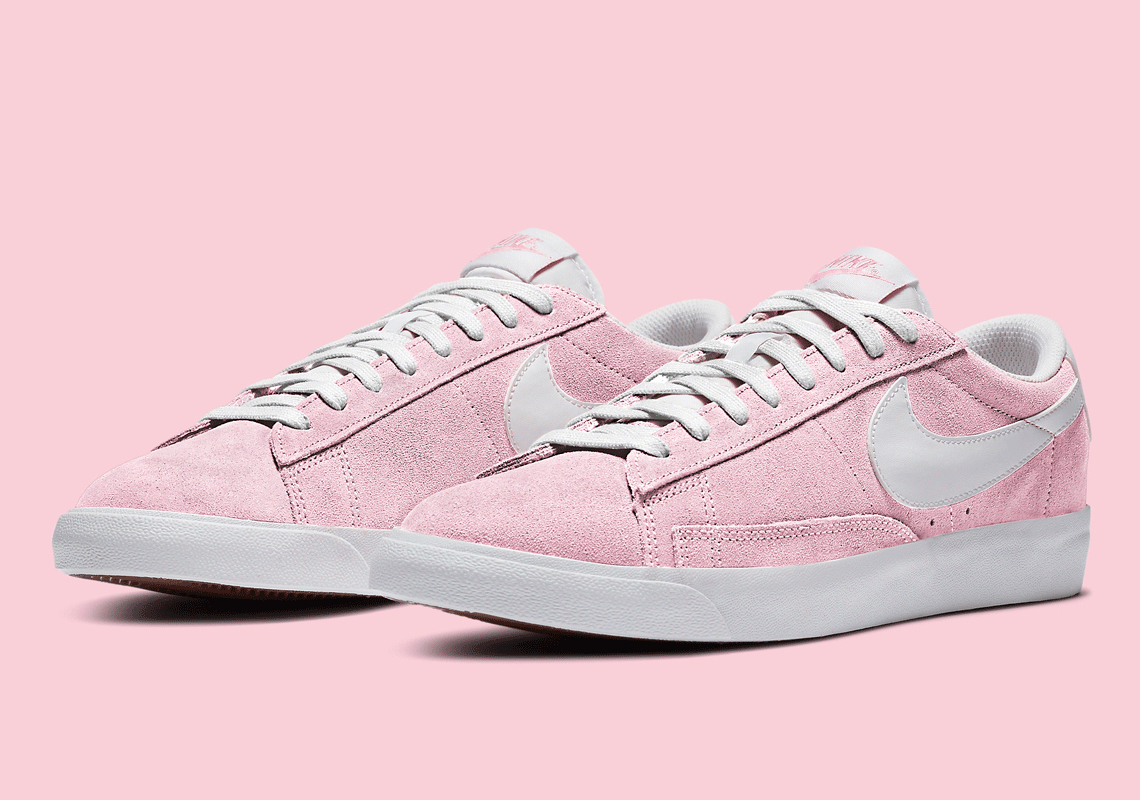 Nike Blazer Low Pink White CZ4703-600 Release SneakerNews.com