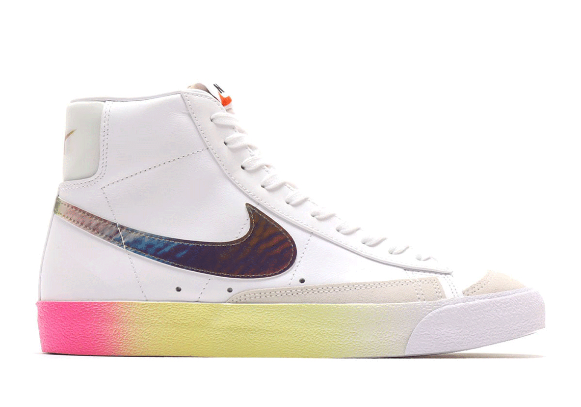 Nike Blazer Mid '77 Bright Cactus Iridescent Gradient | SneakerNews.com